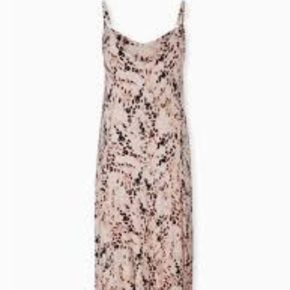 Torrid Leopard Blush Pink Maxi Jersey Trapeze Dress Plus 3x